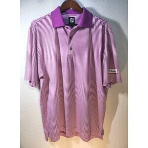 FootJoy Purple Striped Men's Polo Shirt